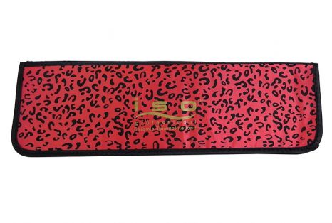 ISO Beauty Heat Protective Mat Leopard red